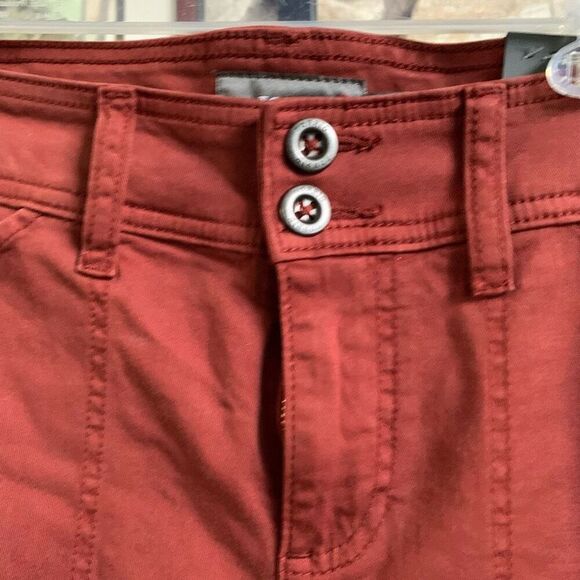 NWT Torrid womens plus crop aviator skinny stretch twill mid rise pant color fir - Picture 3 of 9